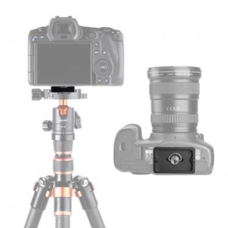 K&F Concept KF31.031 - płytka Quick Release w użyciu
